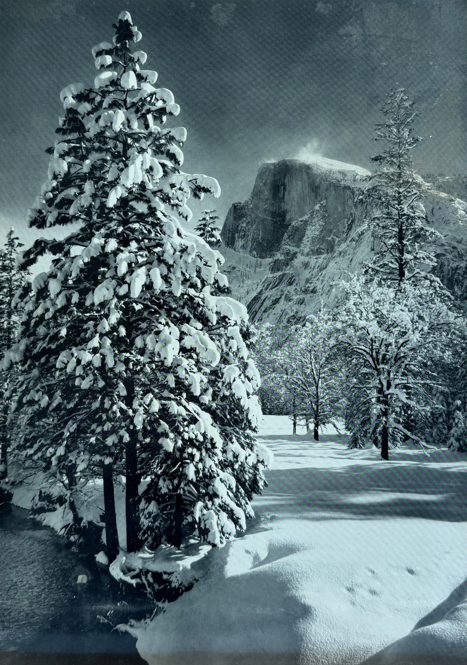 1950 Signed Ansel Adams Christmas Dinner Menu at Bracebridge Hall (1 of 3)