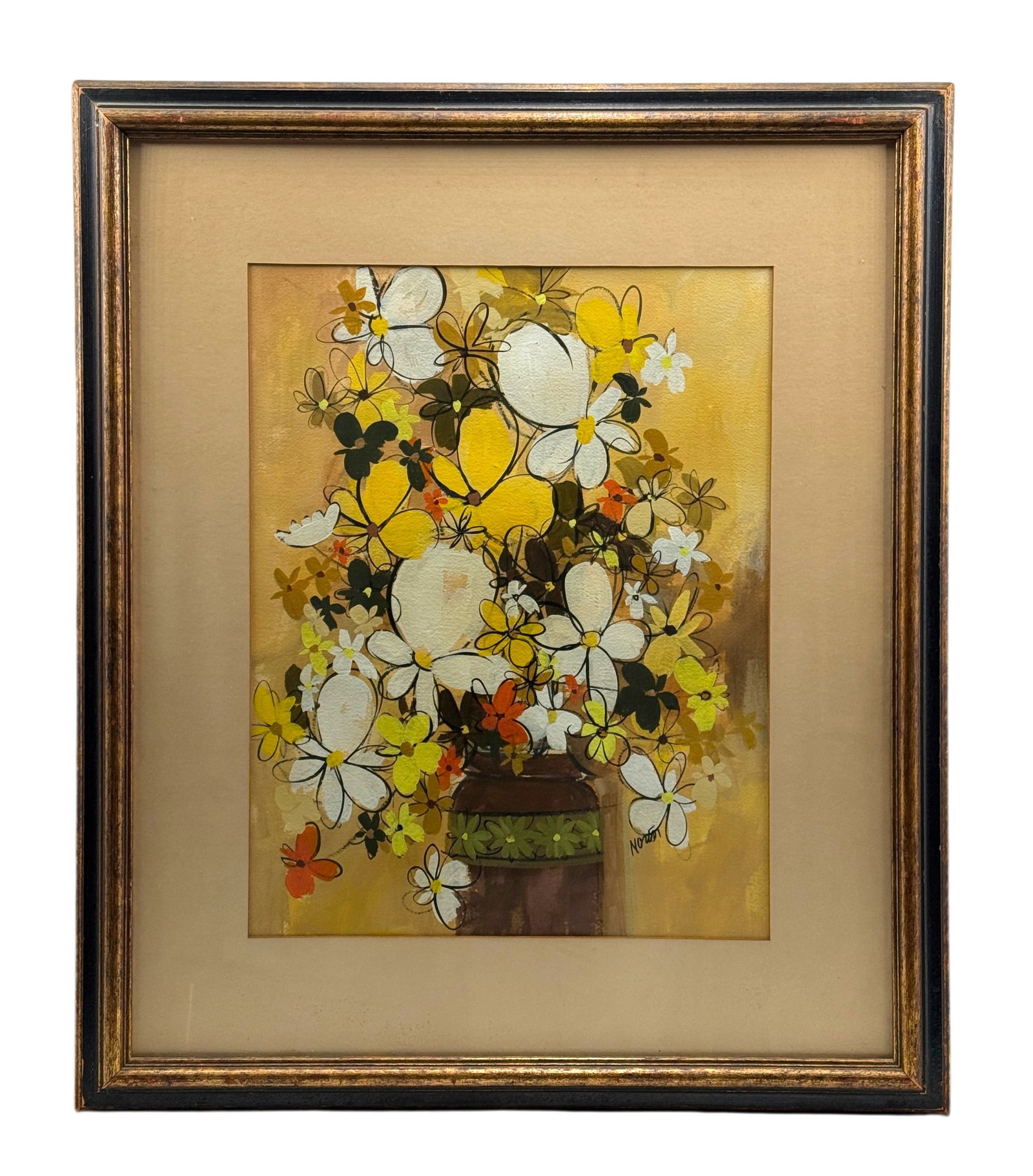 Ken Norton, Still Life Framed Watercolor on Paper (1 of 2)