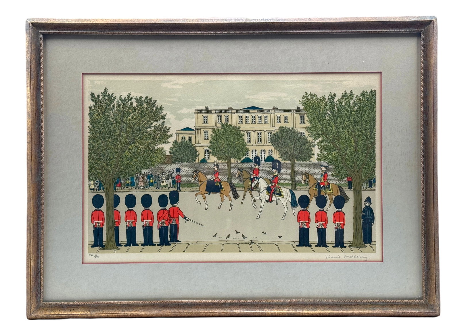 Vincent Haddelsey (1934-2010) Hand Signed Lithograph "Parade" (1 of 3)