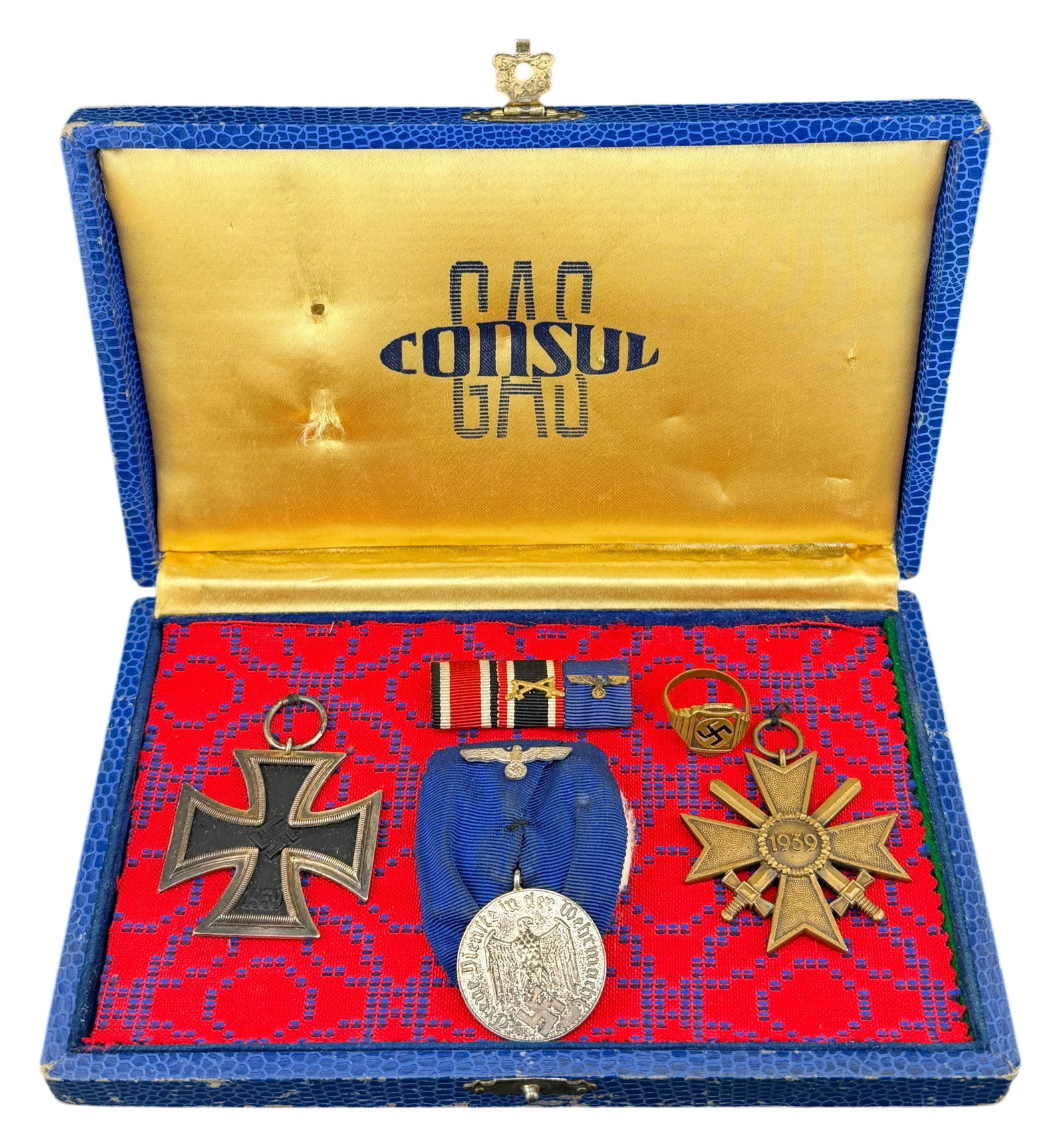 Set of 1950s WW2 German Military Decoration Medals (1 of 5)