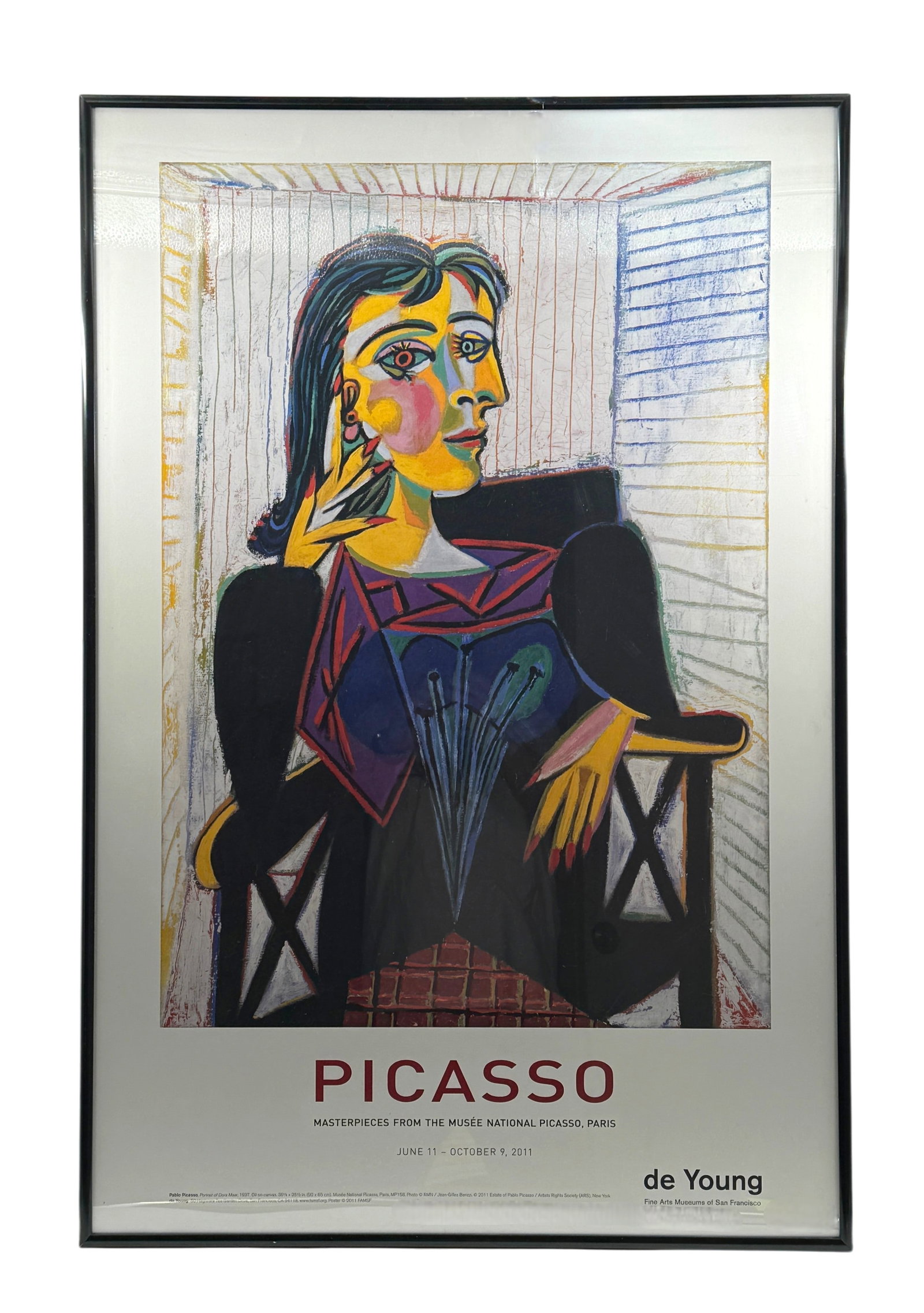 Picasso Portait of Dora Maar Framed Museum Poster (1 of 2)