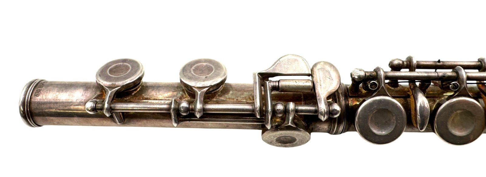Vintage Evette & Schaeffer Solid Sterling Silver Clarinet - 2