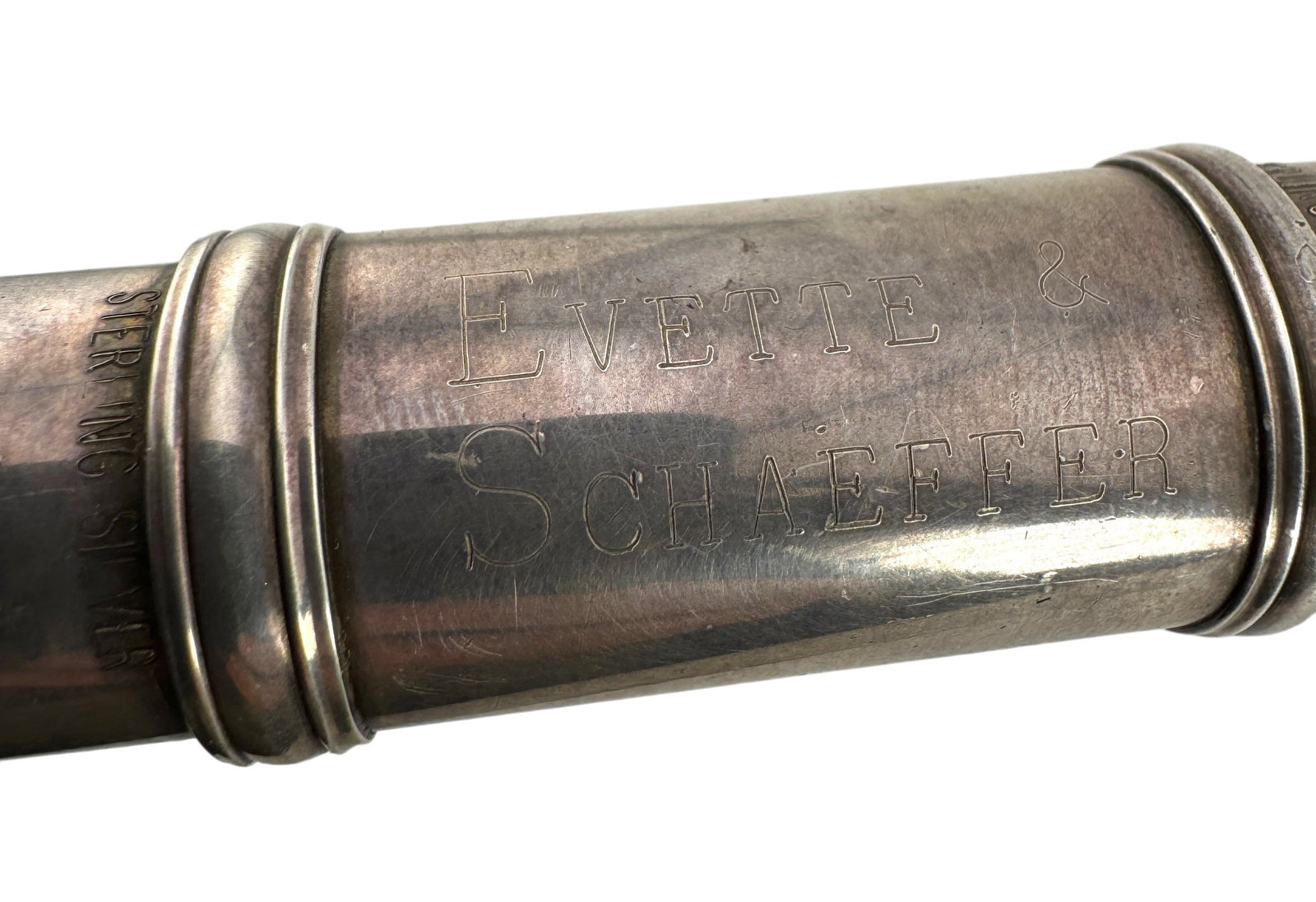 Vintage Evette & Schaeffer Solid Sterling Silver Clarinet - 6