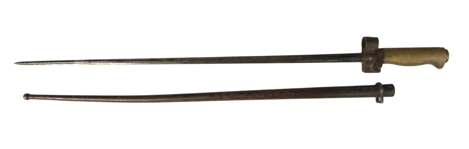WW1 French M1886 Lebel Rifle Bayonet with Scabbard (1 of 6)