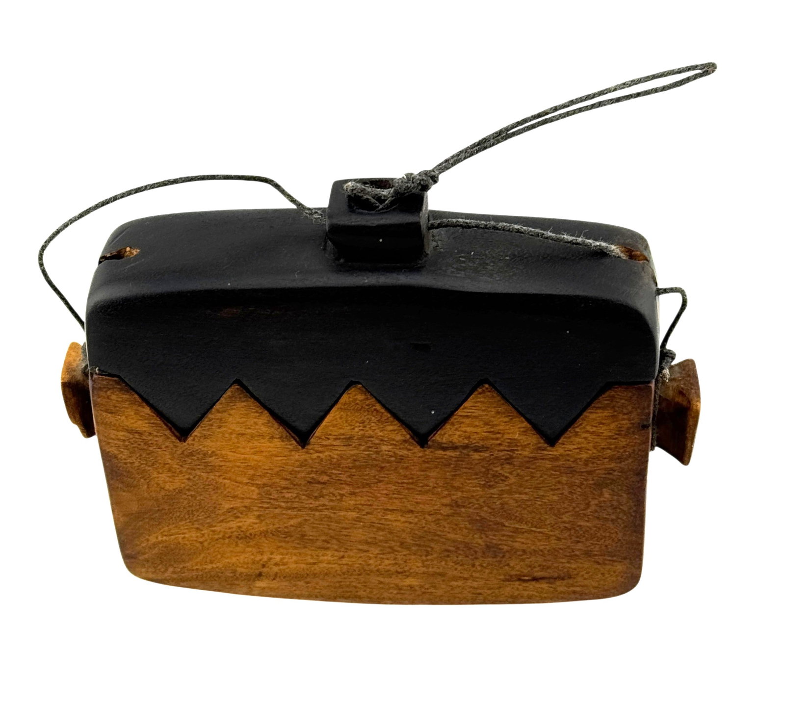 Vintage Indonesian Sumba Tobacco Box: Vintage Indonesian Sumba Island Hand Made Wood (teak/ebony?) Tobacco Box. Very good condition for age. Dimensions: 4.5" x 3.5" x 1" A/R