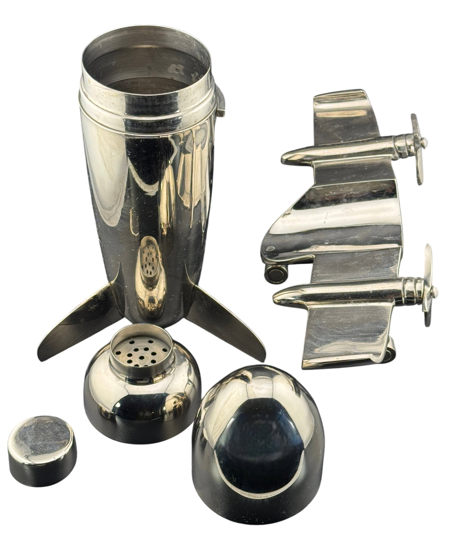 Godinger Airplane Cocktail Shaker - 3