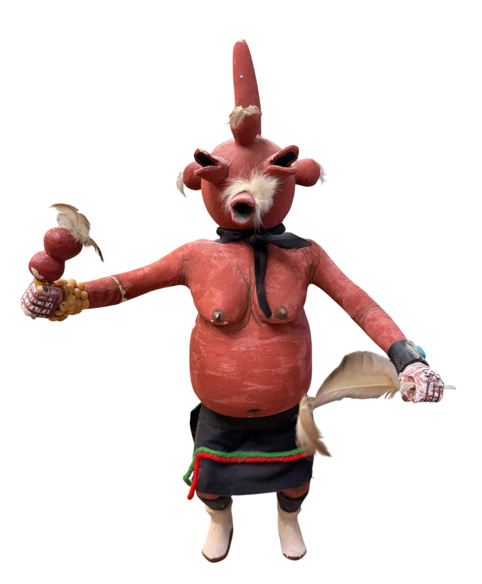 Vintage Native American Indian Hopi Kachina Mudhead Koysemi (1 of 4)