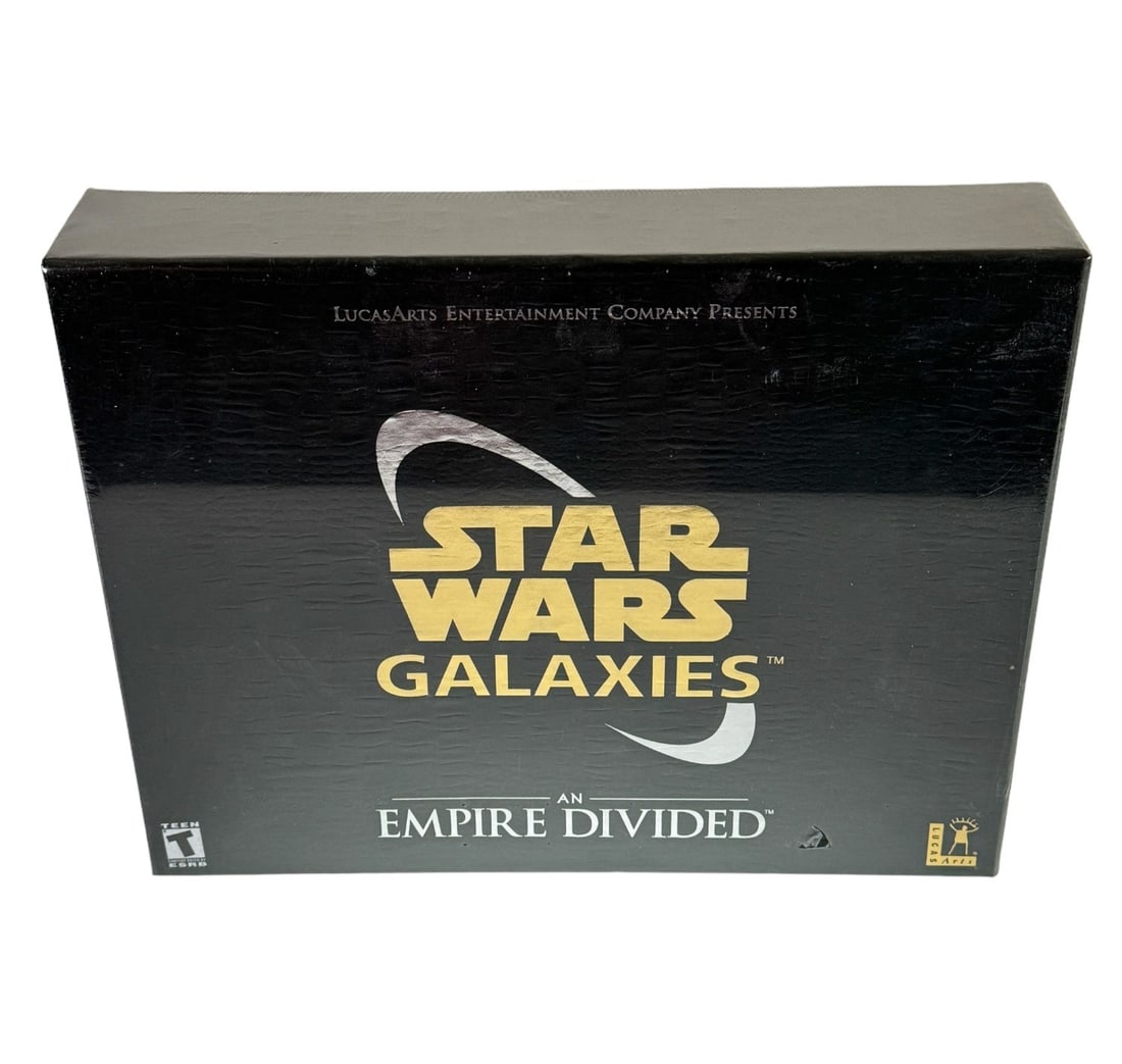 Star Wars Galaxies "An Empire Divided" PC Collectors Ed Boxed Complete Set Sealed (1 of 2)
