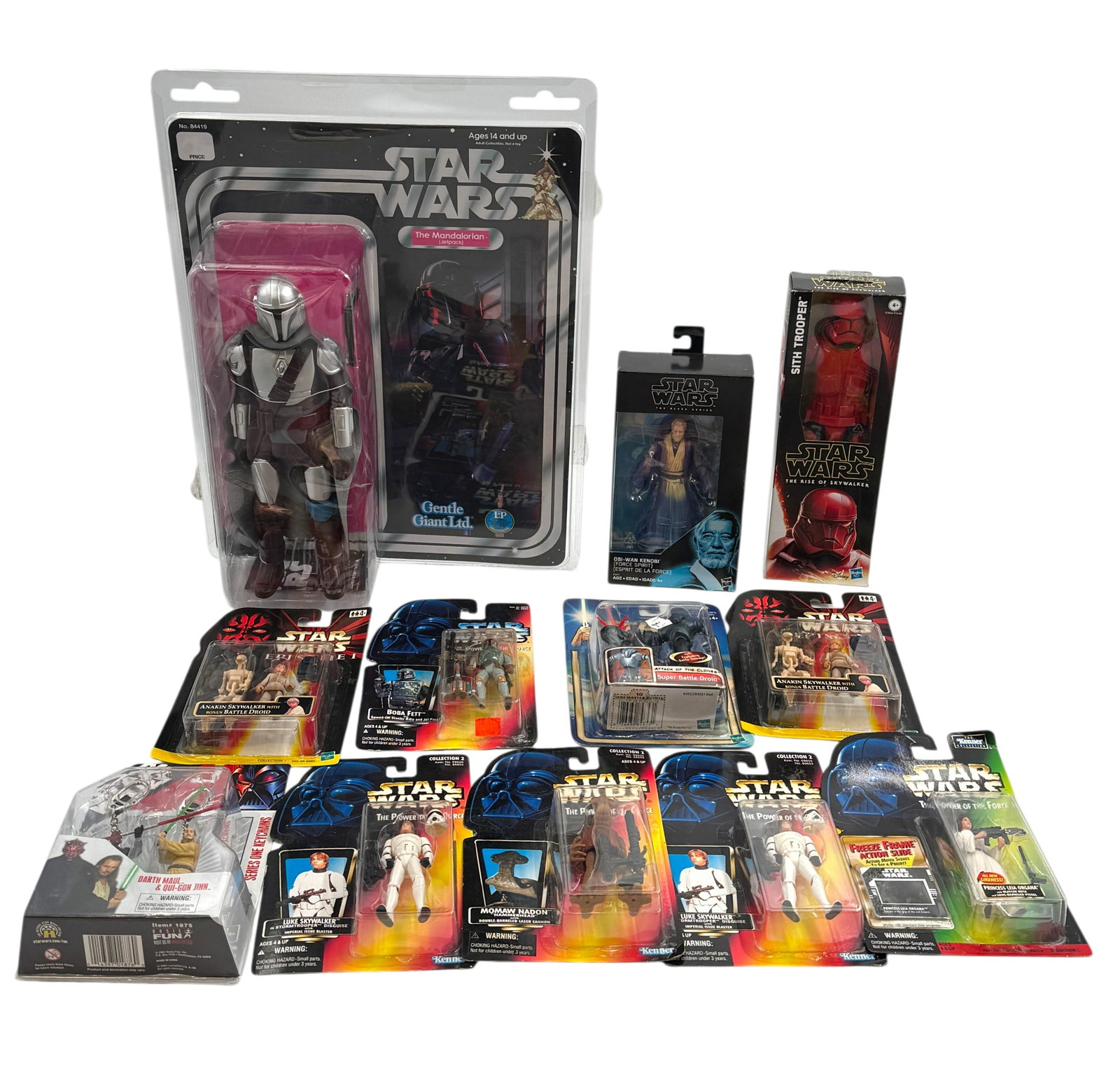 Collection of Star Wars Action Figures in Packages (1 of 1)