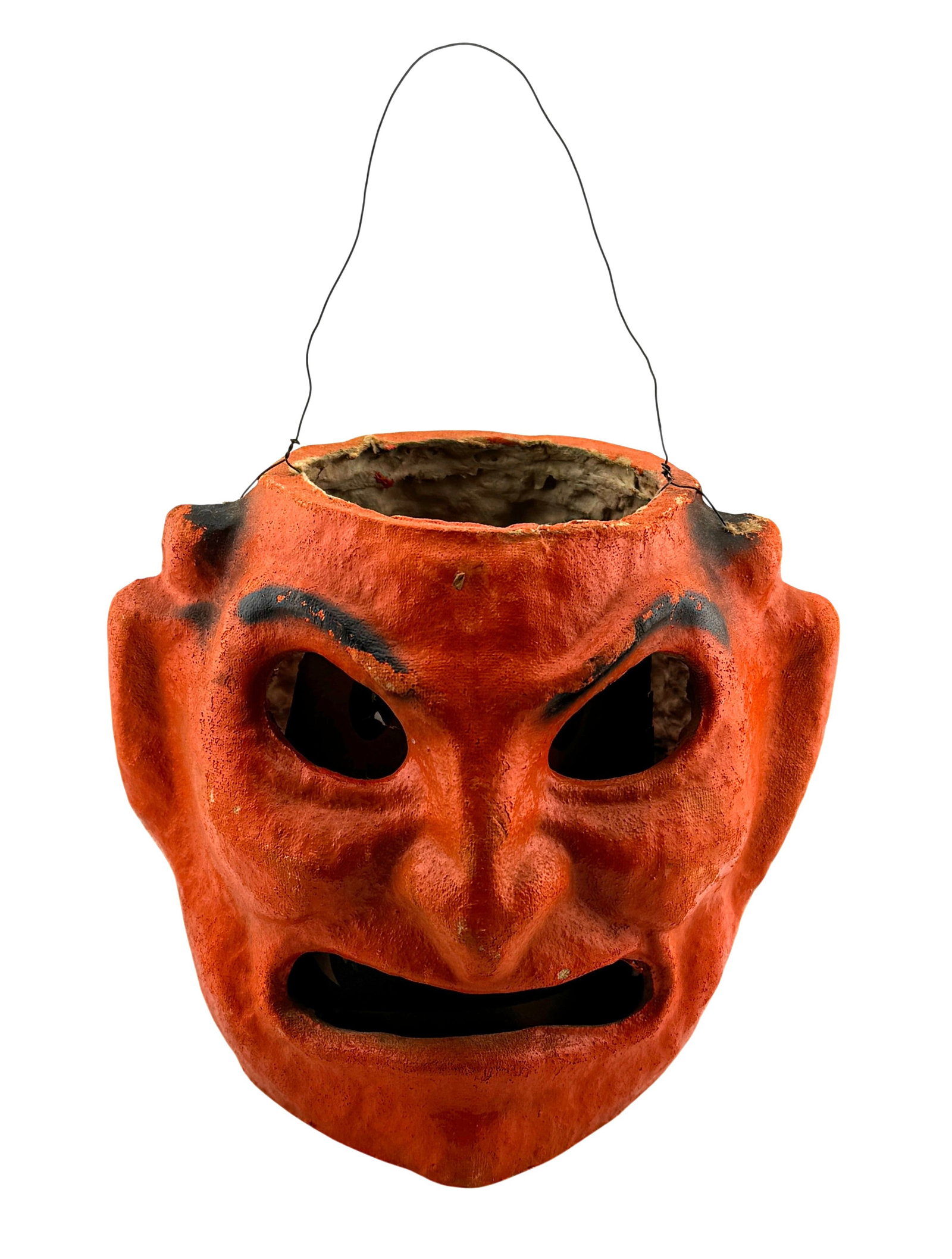 Rare 1930s Paper Mache Halloween Devil (1 of 5)
