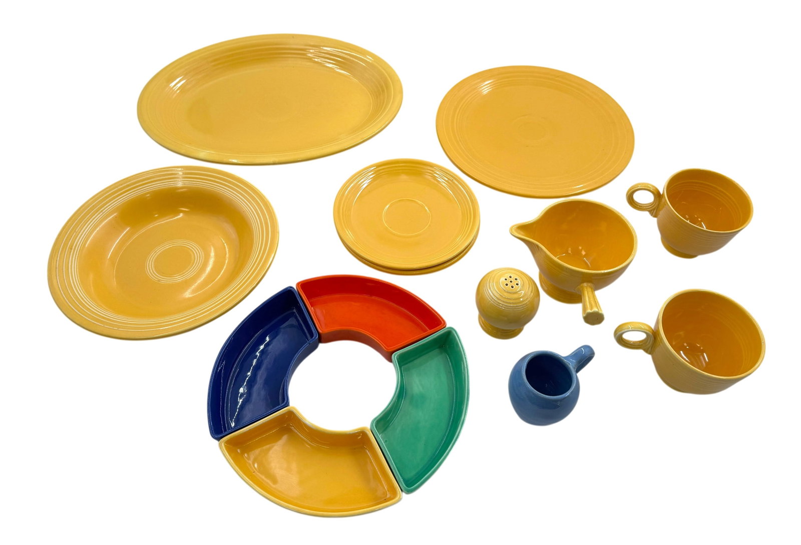 (lot of 14) Vintage Assorted Fiesta Ware (1 of 3)