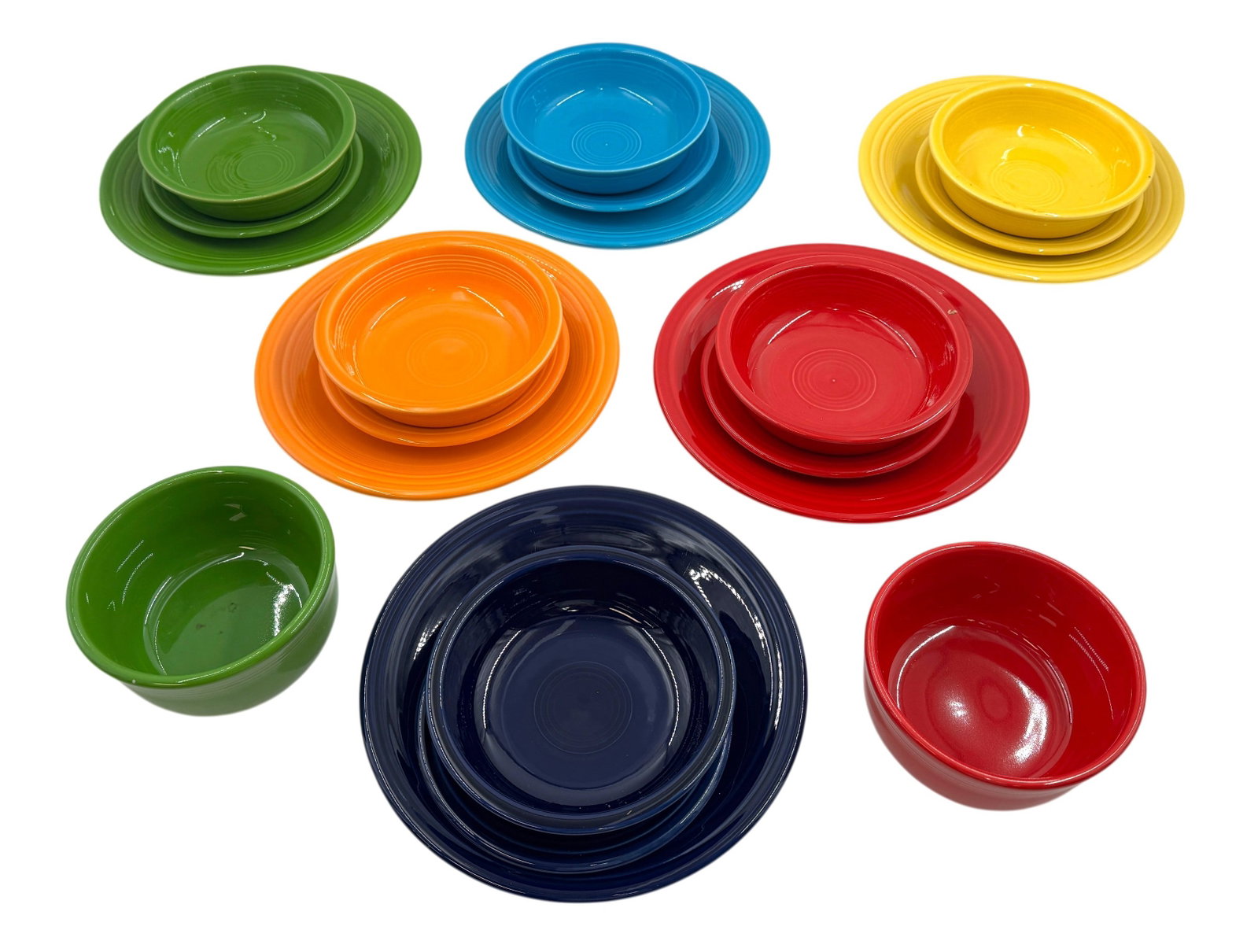 (Lot of 20) Fiesta Ware Assorted Color Sets (1 of 3)