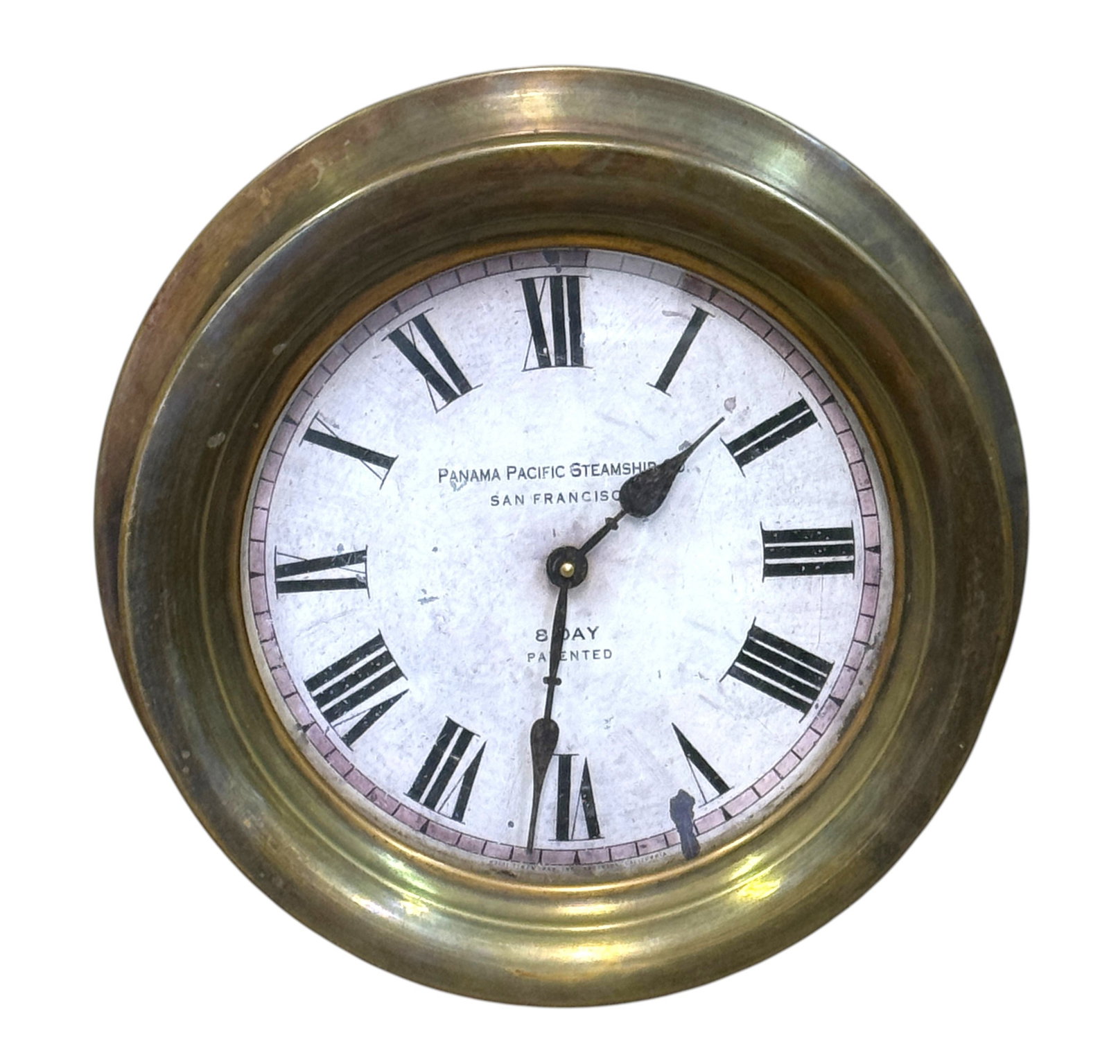 Panama Pacific Steamship Co. Brass Clock (1 of 4)