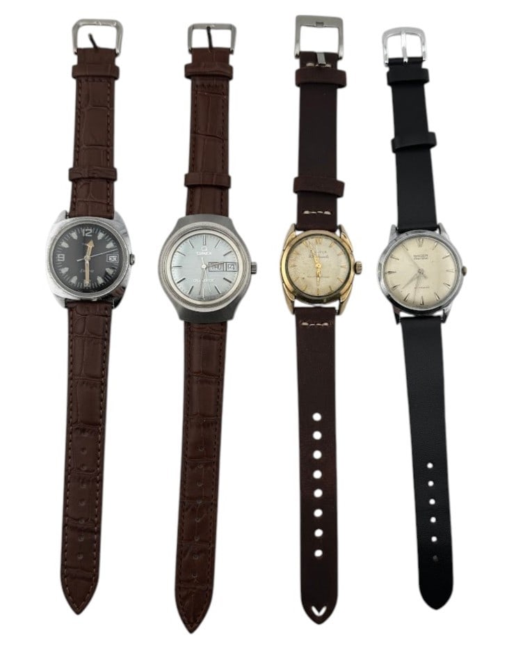 Lot of 4 Vintage Mens Wristwatches (1 of 3)