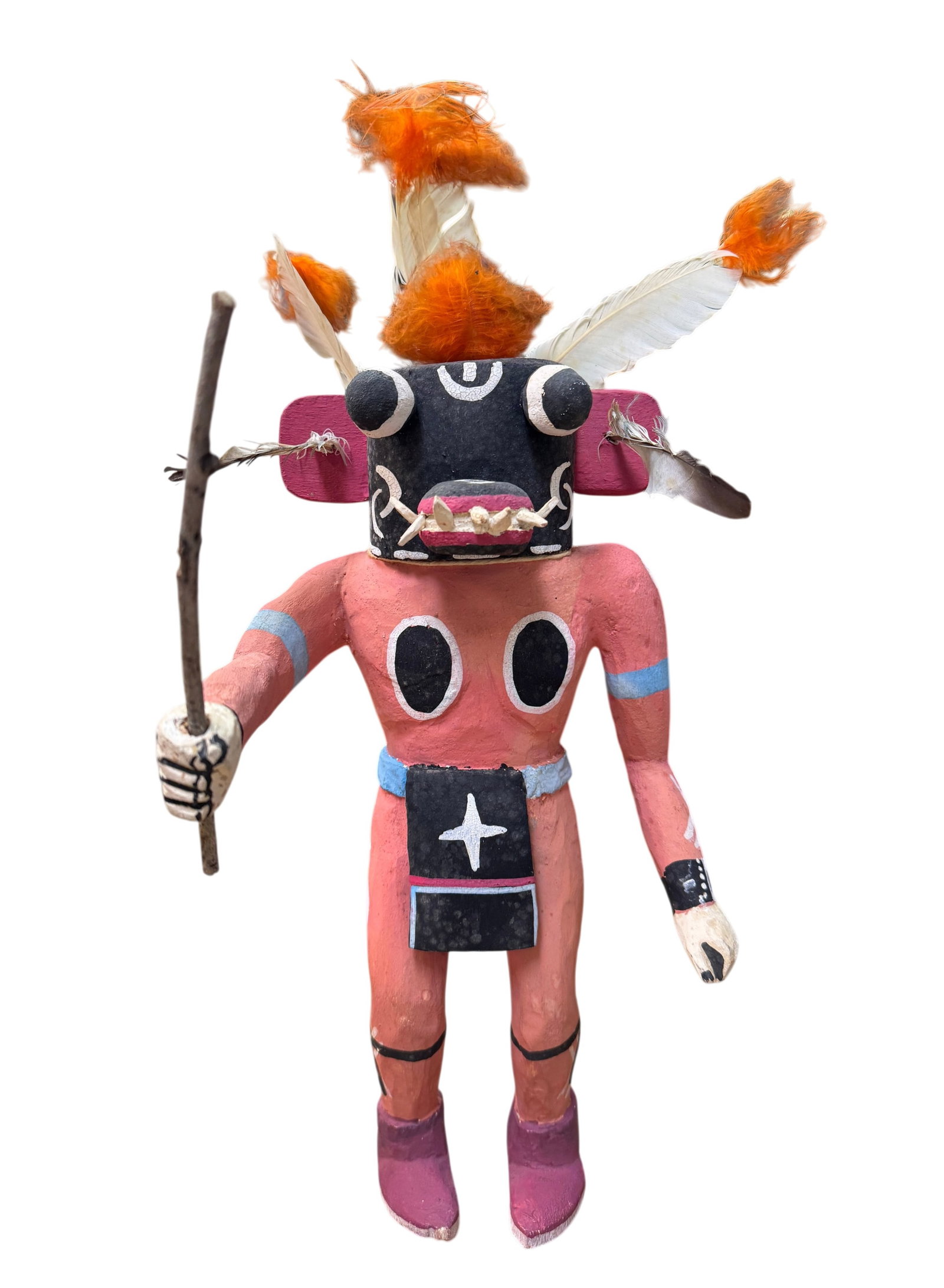Hopi Native American Kachina Nataska Black Ogre (1 of 4)