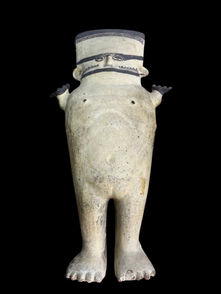 Large Pre-Columbian Chancay Cuchimilco Peruvian Ceramic Figurine (1 of 6)