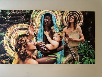David LaChapelle - Holy Family with St. Francis - Signed