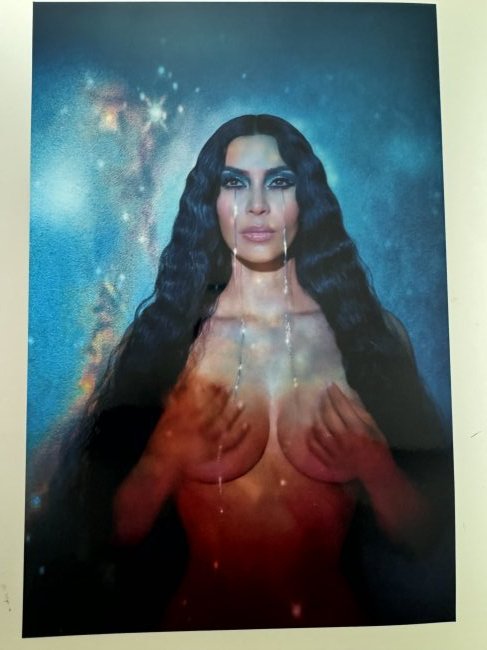 David LaChapelle - Kim Kardashian "Abiding Lamentation" - Signed by DLC (1 of 2)