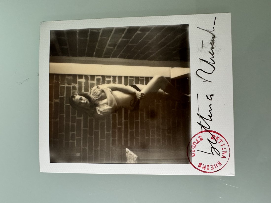 Bettina Rheims - from private Archive - Polaroid signed: Polaroid Signed by Bettina Rheims