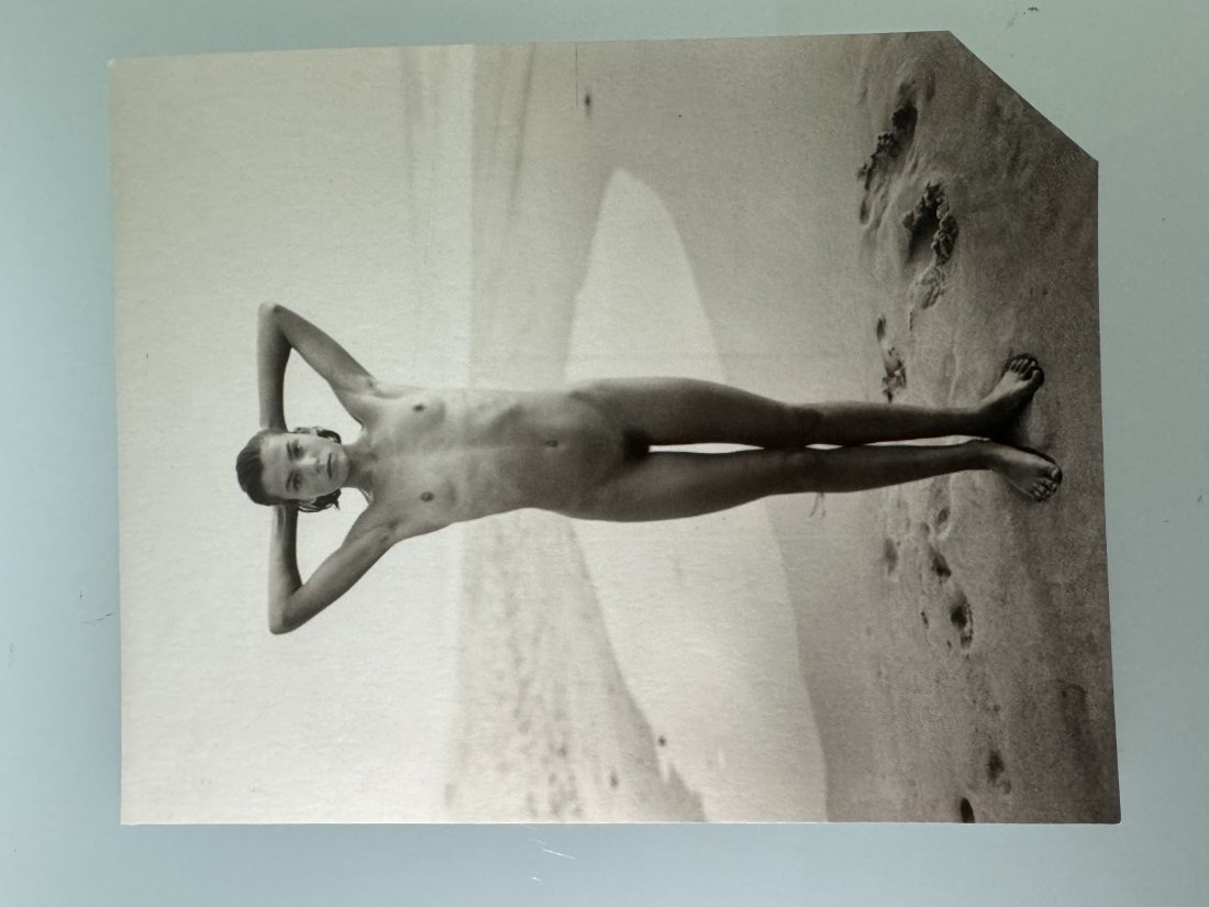Jock Sturges - Robert Koch Gallery - Gabriele, Montalivet, 1990: 8x10 inches - Studio 3d Seal - Low Corner Cut