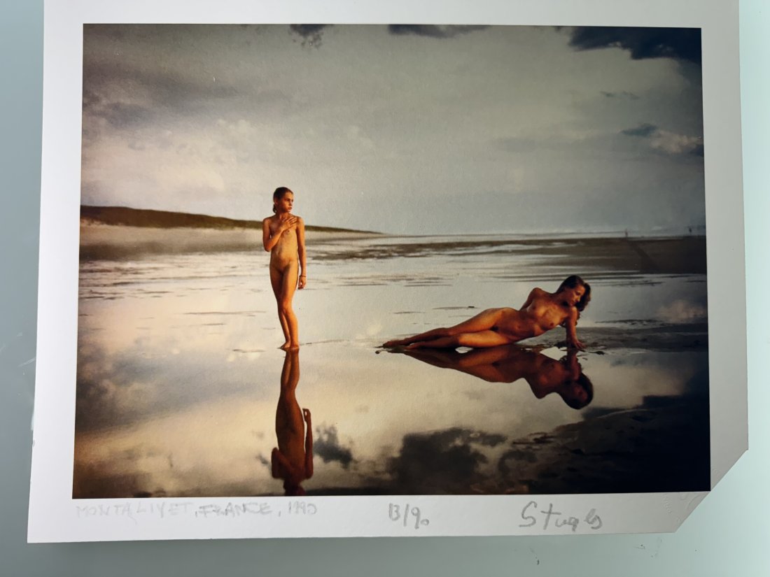 Jock Sturges - Robert Koch Gallery - Montalivet, 1990: 11x13 inches on Baryta Paper- Studio 3d Seal - Low Corner Cut