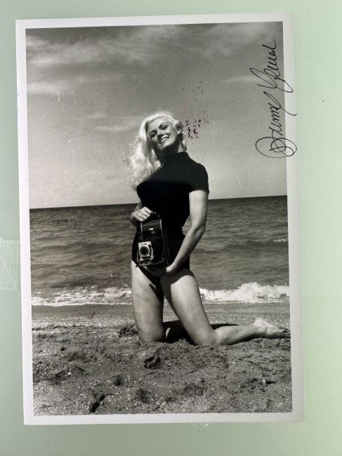 Bunny Yeager - Signed by Bunny (1 of 2)