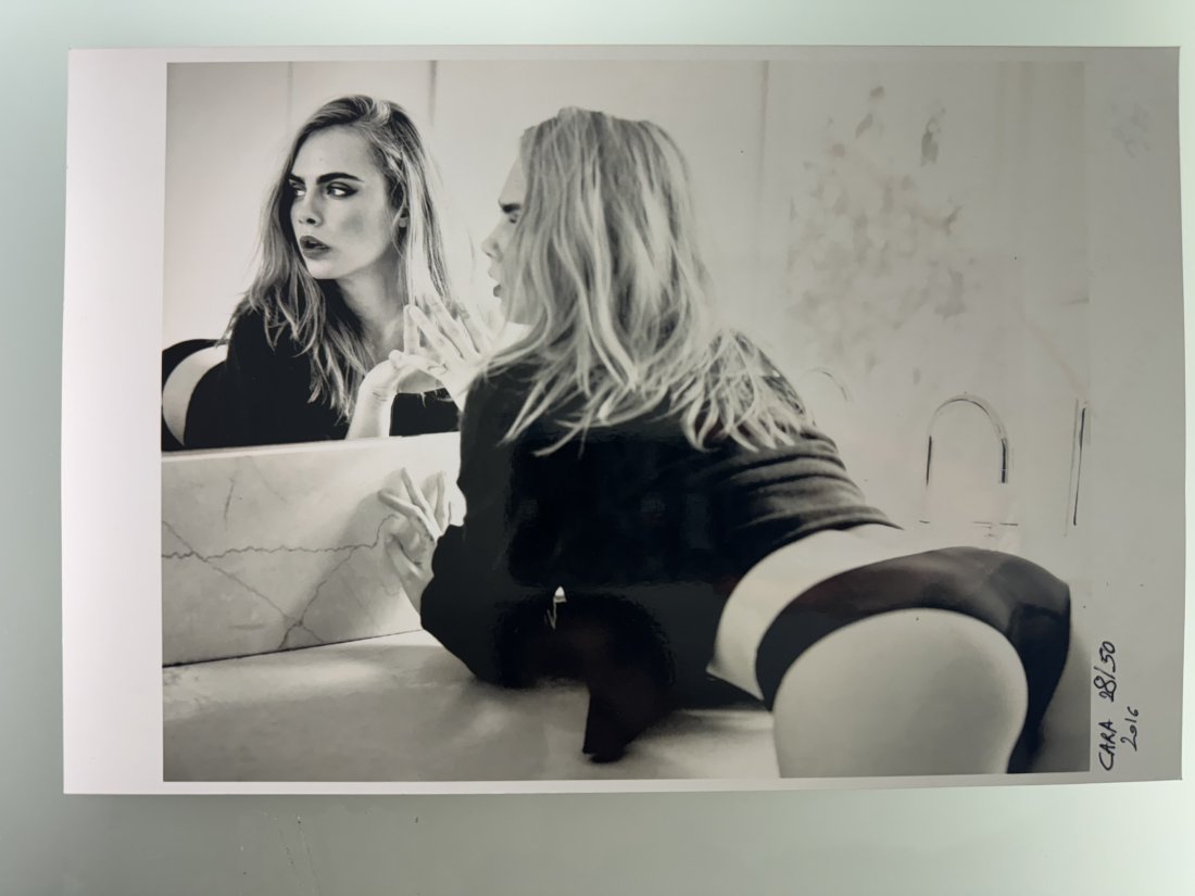 Simon Emmett - Cara Delevigne - Signed by Simon Emmett (1 of 2)