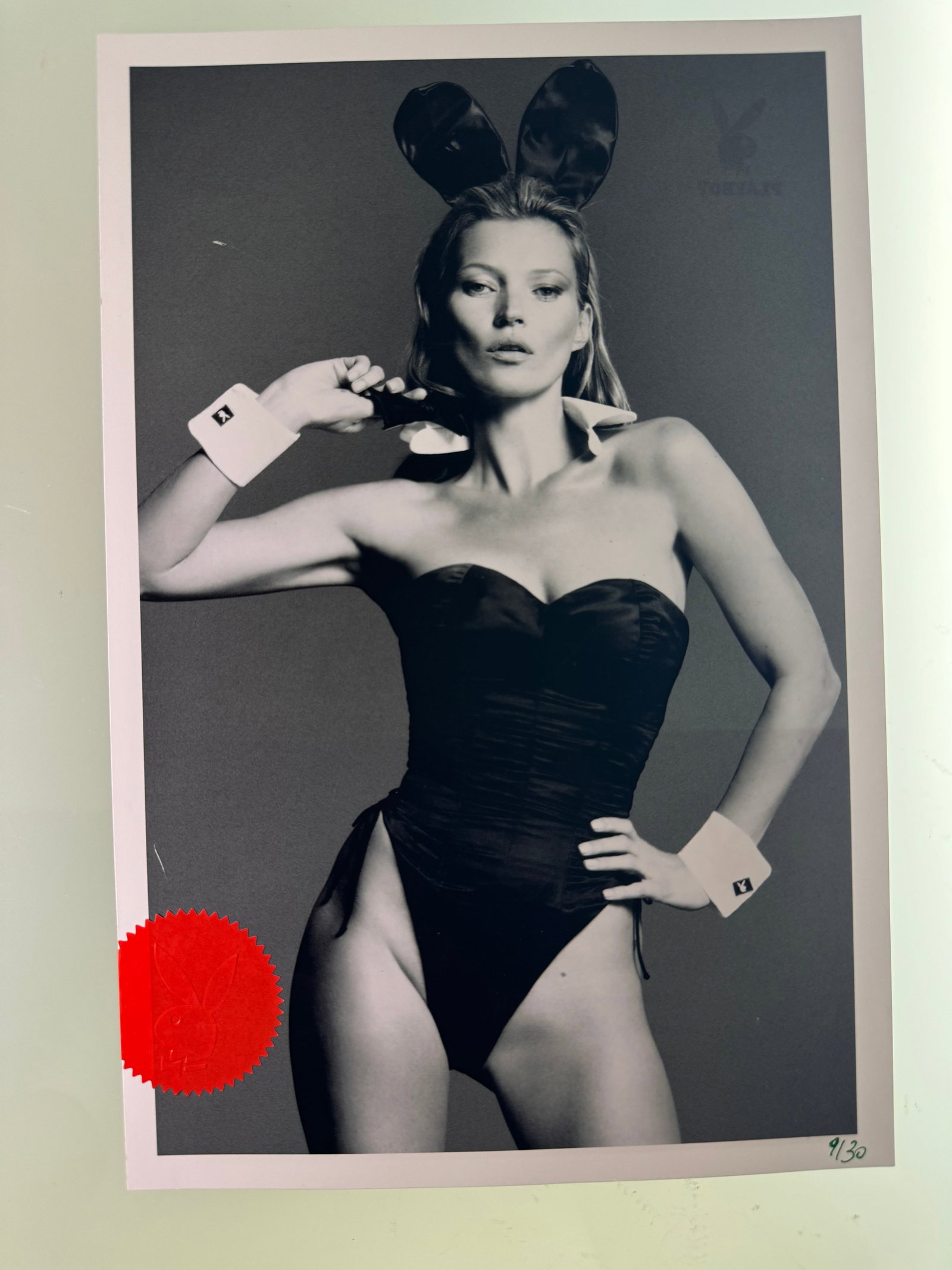 Playboy Inc. - Kate Moss, 2014: 24x17 cm Photo from Playboy Studio - by Mert Alas and Marcus Piggott
