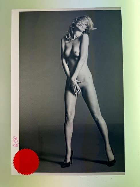 Playboy Inc - Kate Moss, 2014: 22x15 cm Photo from Playboy Studio - by Mert Alas and Marcus Piggott