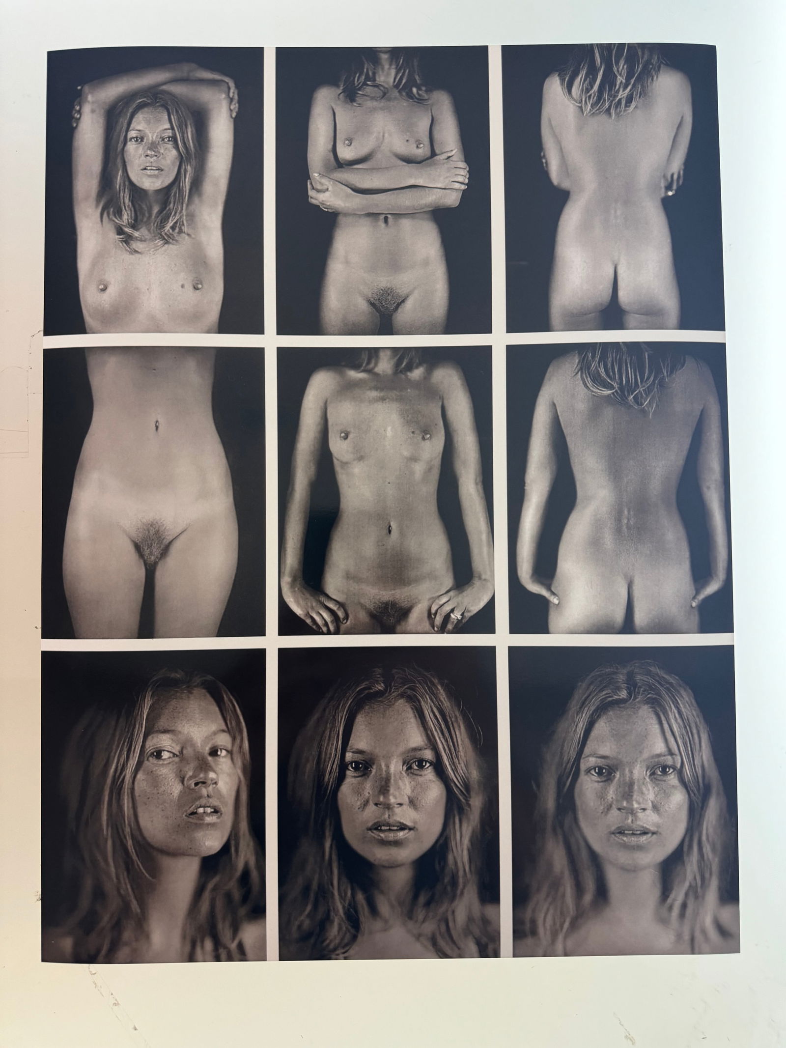 Playboy Inc. - Chuck Close - Kate Moss, 2003 - with COA: 41x30 cm - Printed in Playboy Studio with COA