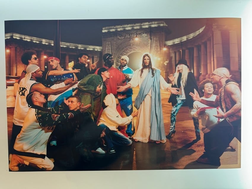 David LaChapelle - Sermone, 2003 - Signed by David LaChapelle: 60x39 cm - Exposed in MALPA ob Buenos Aires - Signed by David LaChapelle