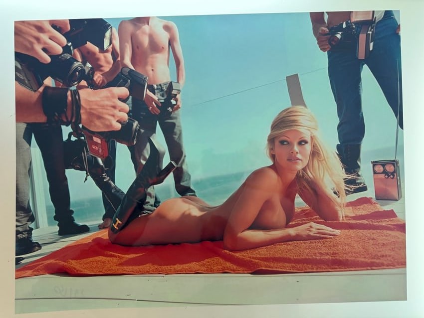 David LaChapelle - Pamela Anderson "Voluptous Attentions" - Signed by David LaChapelle: 54x40 cm - Exposed in FOTOGRAFISKA NYC - Signed by David LaChapelle