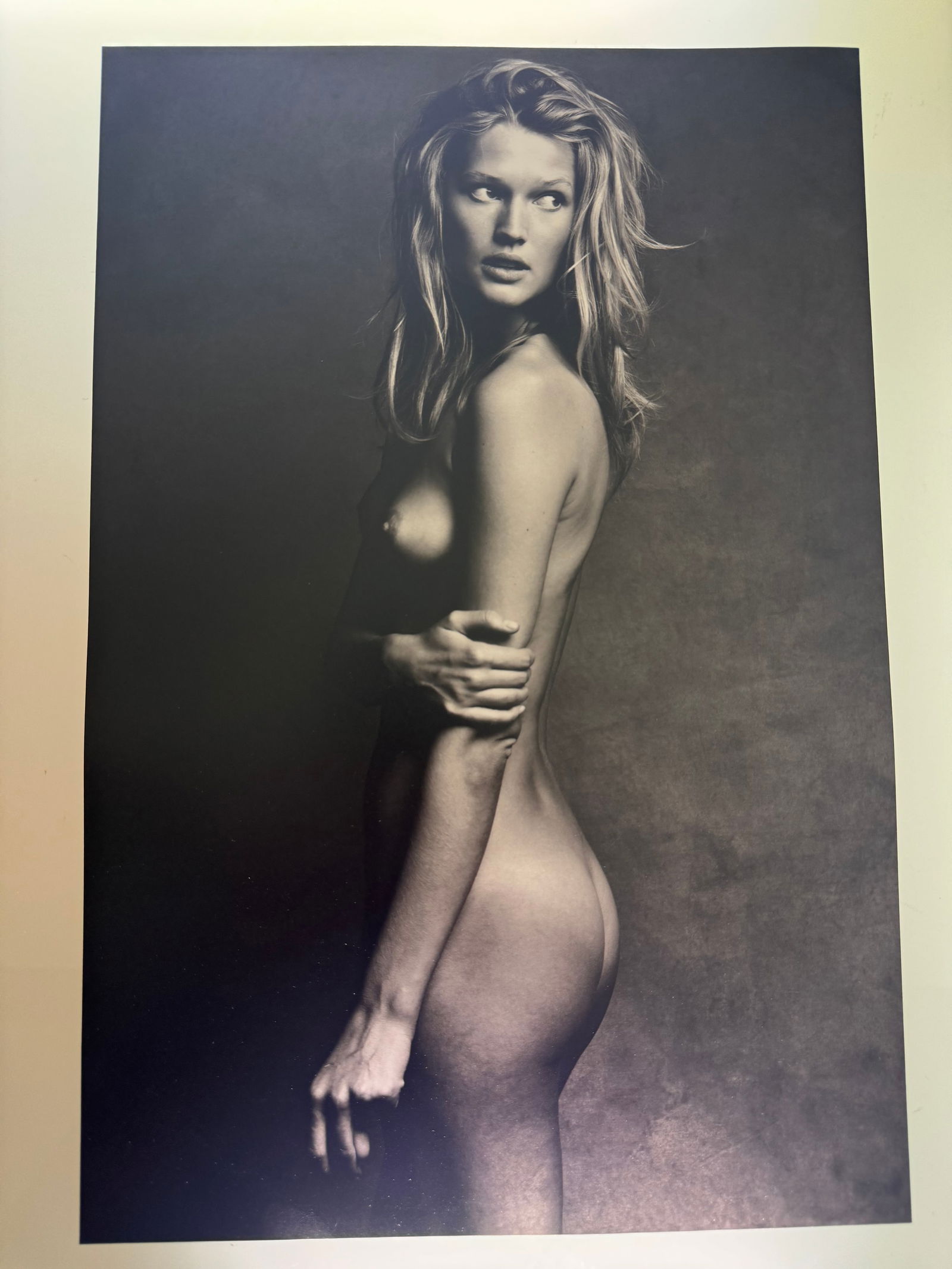 Patrick and Victor Demarchelier - Toni Garrn, 2012 - YELLOW KORNER: 45x30 cm - YELLOW KORNER print on Fuji with COA