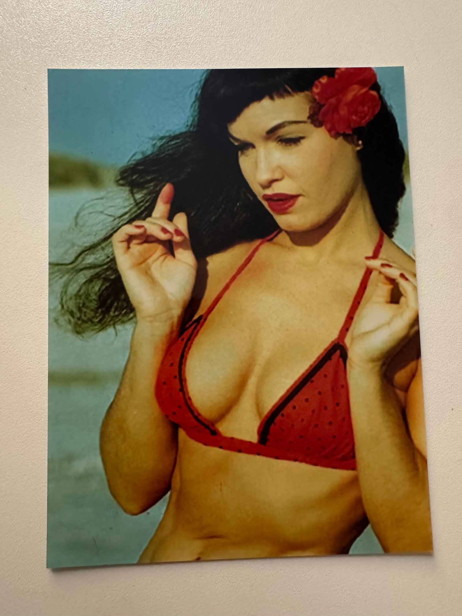 Bunny Yeager - Bettie Page - Private Archive - Signed Photo by Bettie Page: From Private Archive of Bunny Yeager Studio - Signed by Bettie Page - Photo from 70's