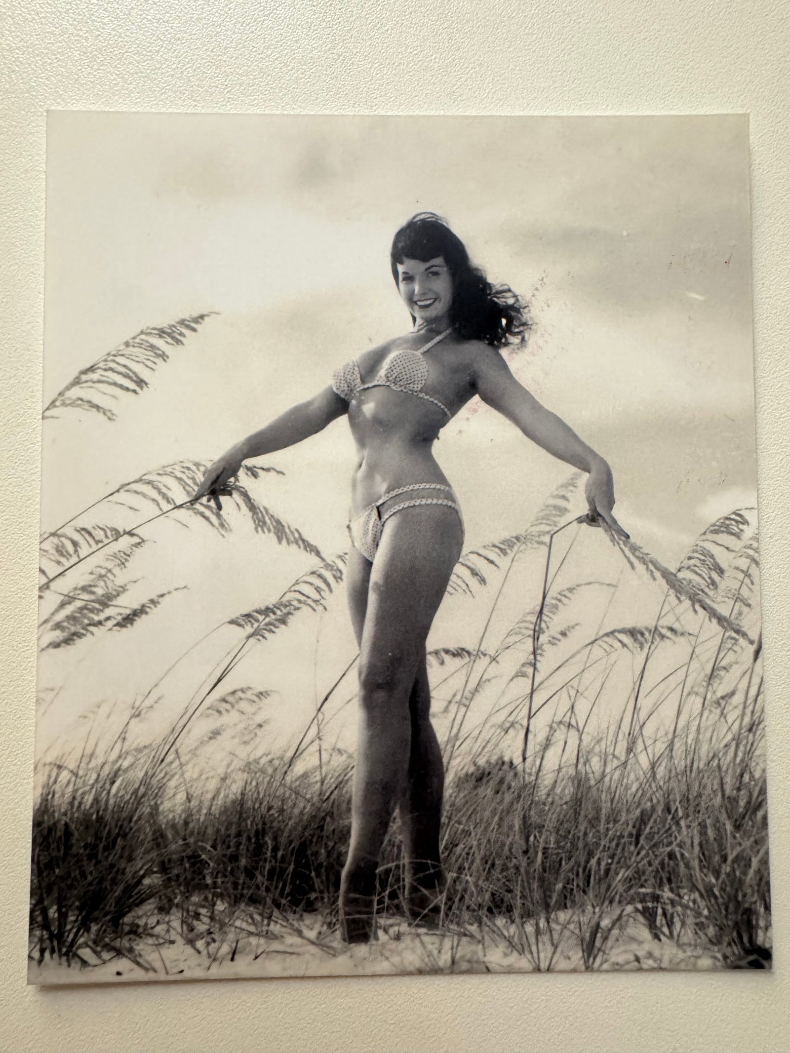 Bunny Yeager - Bettie Page - Private Archive - Signed Photo by Bettie Page: From Private Archive of Bunny Yeager Studio - Signed by Bettie Page - Photo from 70's