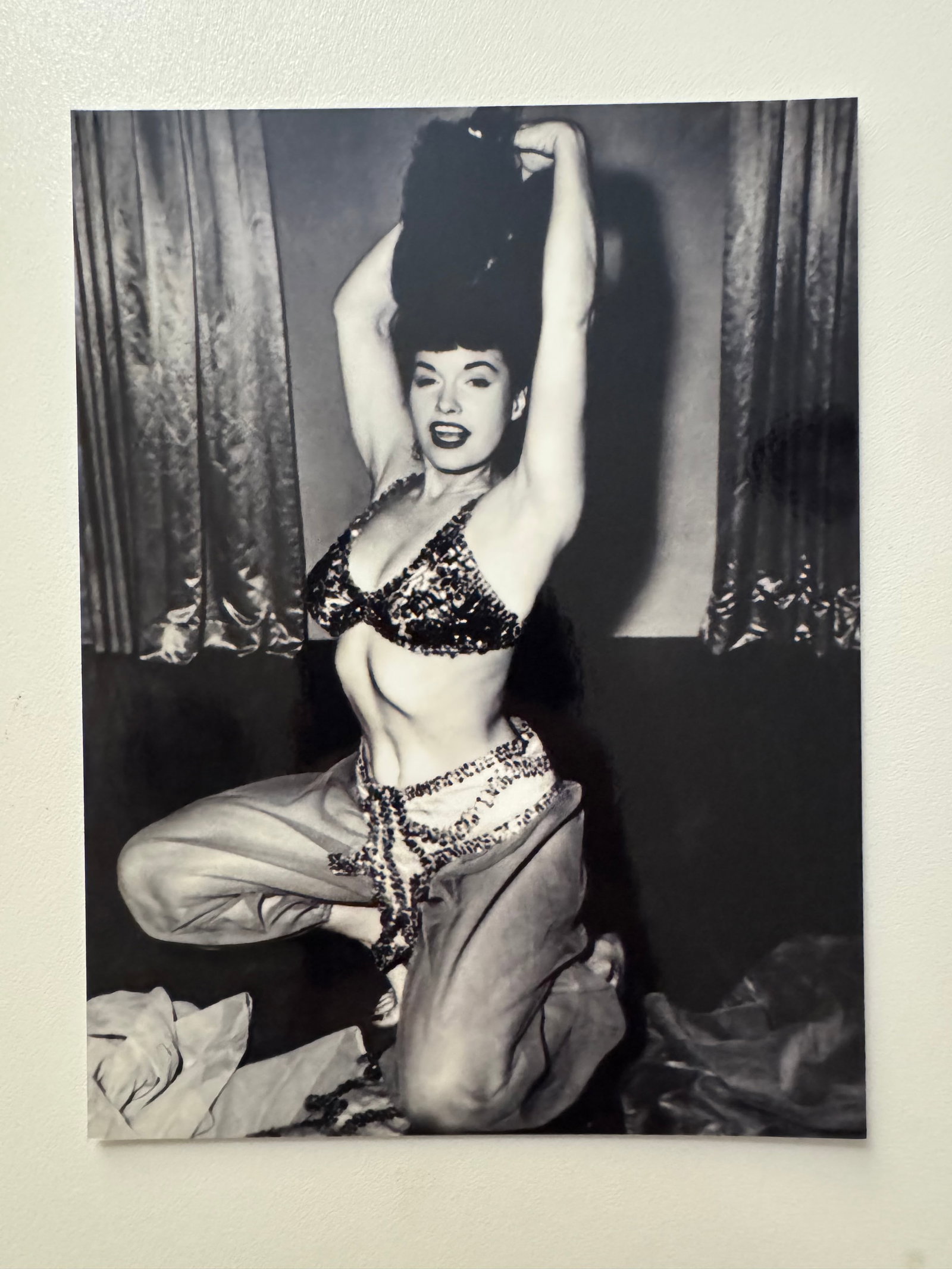 Bunny Yeager - Bettie Page - Private Archive - Signed Photo by Bettie Page: From Private Archive of Bunny Yeager Studio - Signed by Bettie Page - Photo from 70's