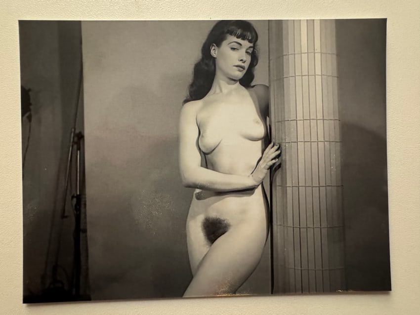 Bunny Yeager - Bettie Page - Private Archive - Signed Photo by Bettie Page: From Private Archive of Bunny Yeager Studio - Signed by Bettie Page - Photo from 70's