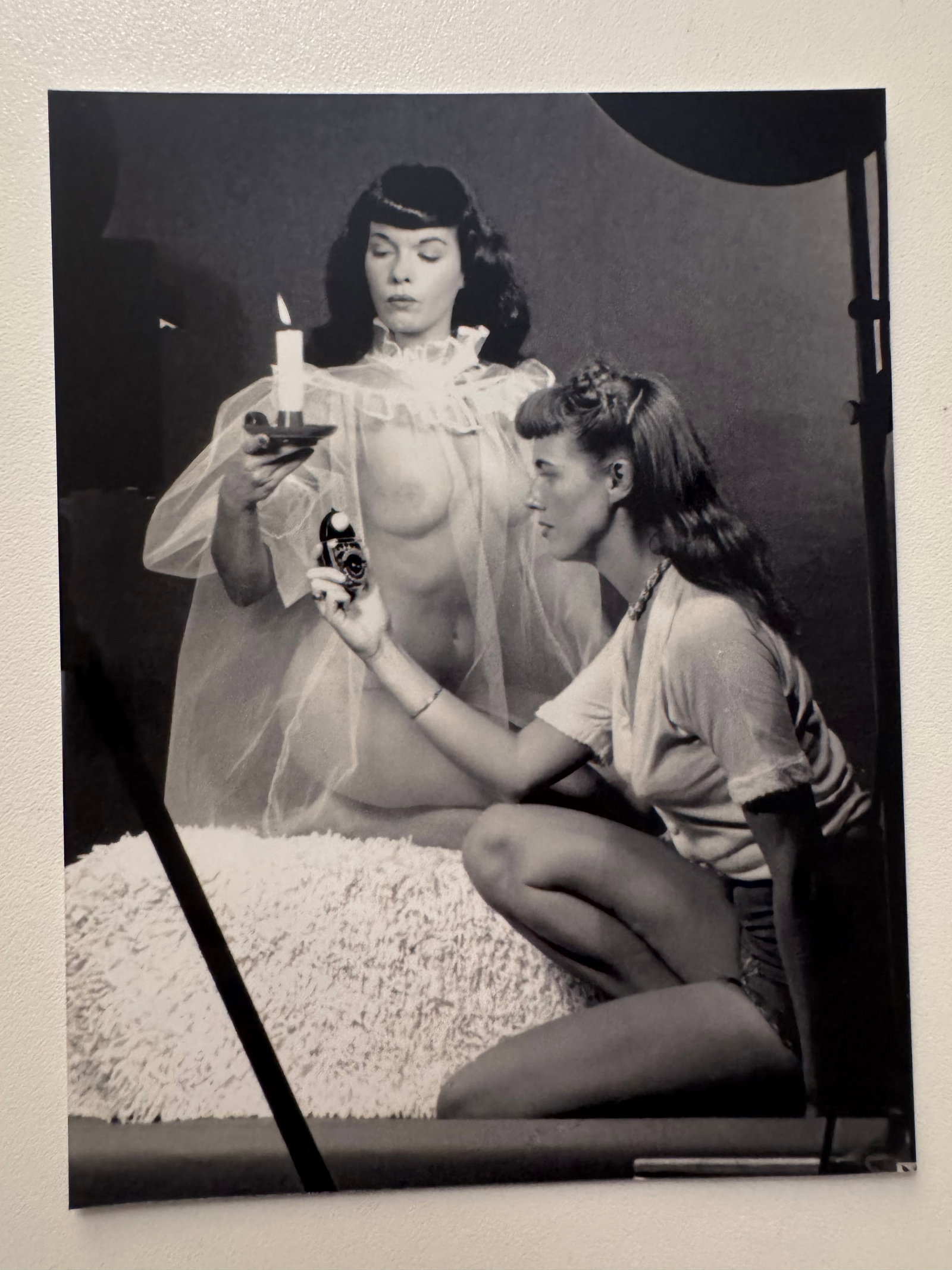 Bunny Yeager - Bettie Page - Private Archive - Signed Photo by Bettie Page: From Private Archive of Bunny Yeager Studio - Signed by Bettie Page - Photo from 70's