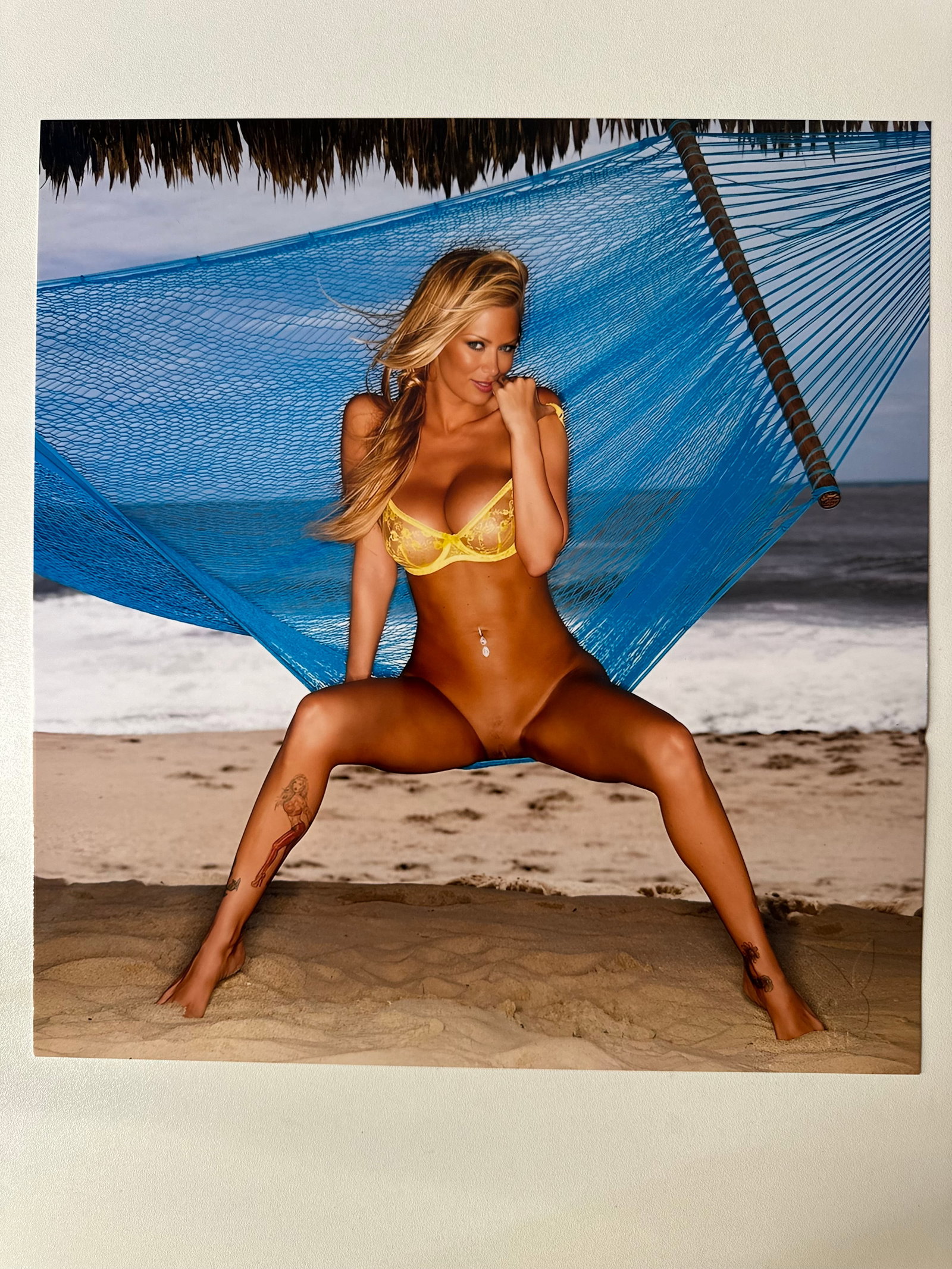 Playboy Inc. - Jenna Jameson, 2007 by Stephen Weyda - with COA: photographed by Stephen Weyd in 2007 - 26x31cm - Seal 3d stamp and COA - PRINTED IN PLAYBOY STUDIO in 2018