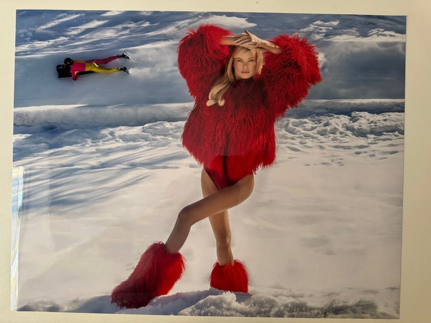 David Yarrow - St-Moritz - 2023 - Signed by David Yarrow: Signed - Numbered - 51x40 cm