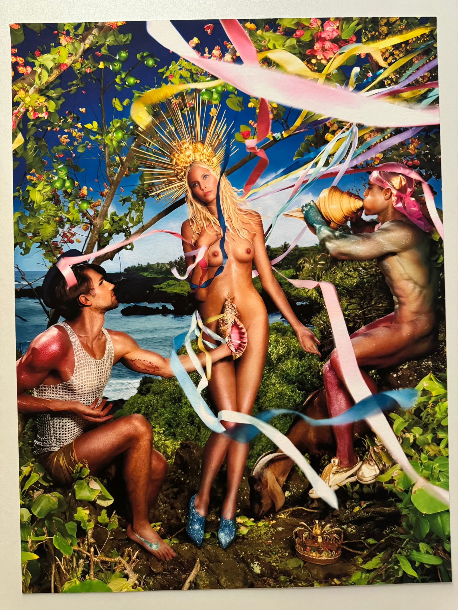 David LaChapelle - Rebirth of Venus, 2009 - Signed by David LaChapelle: Chromogenic Print on Baryta Museum Paper - Signed - Numbered - 38x50 cm