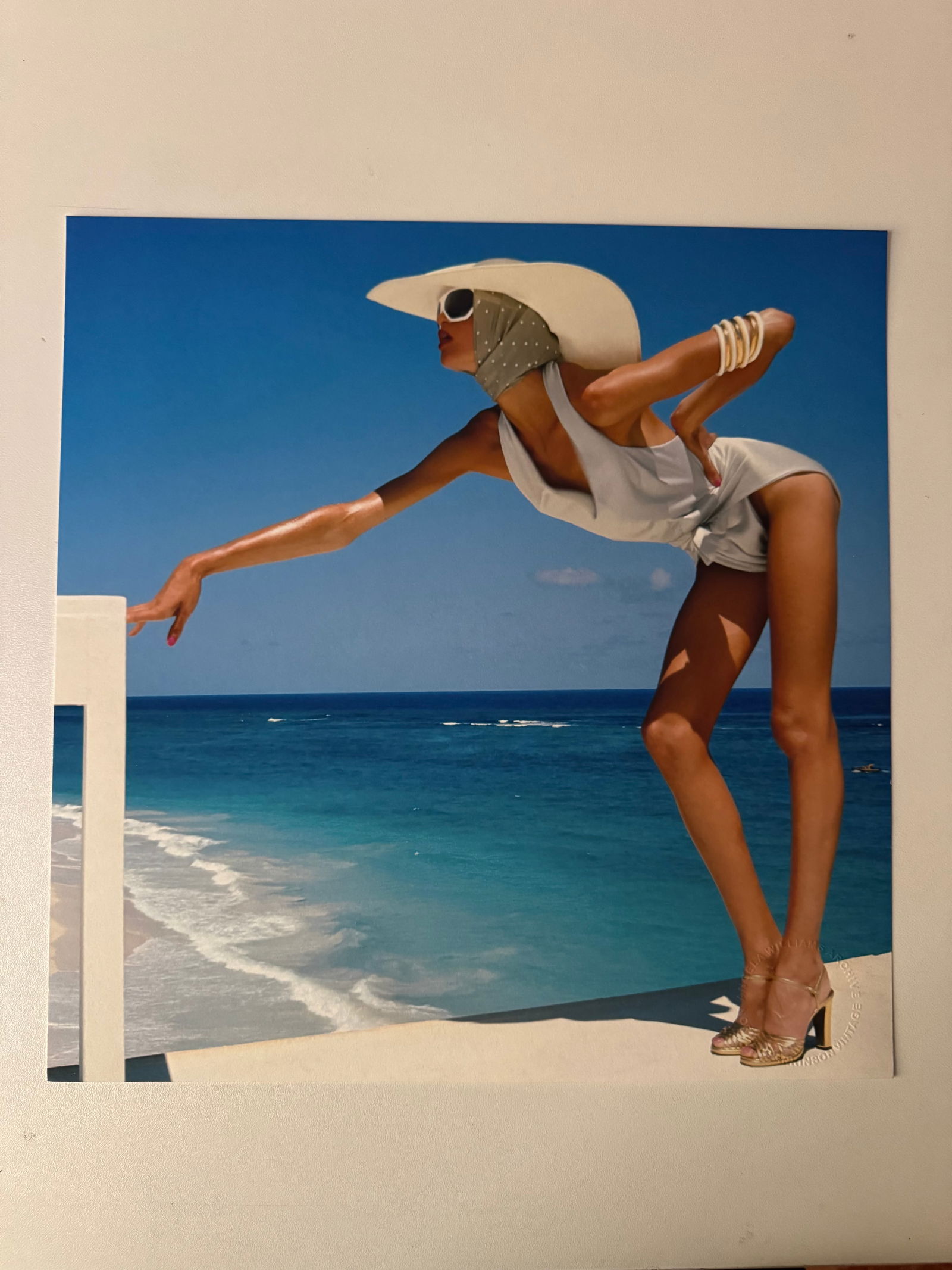 Norman Parkinson (Angela Williams Archive) - Apollonia von Ravenstein, 1973 - Studio Label (1 of 4)