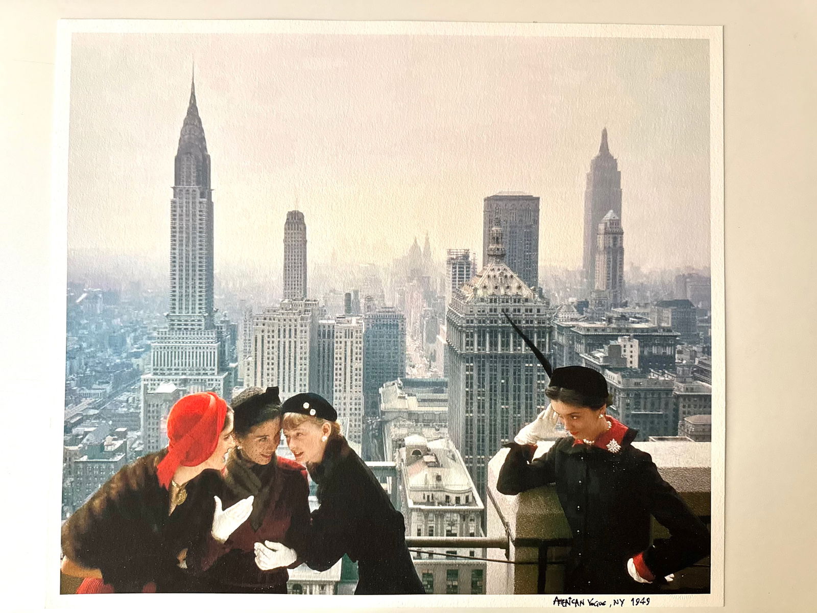 Norman Parkinson (Angela Williams Archive) - Fashion New York City, 1949 - Studio Label (1 of 5)
