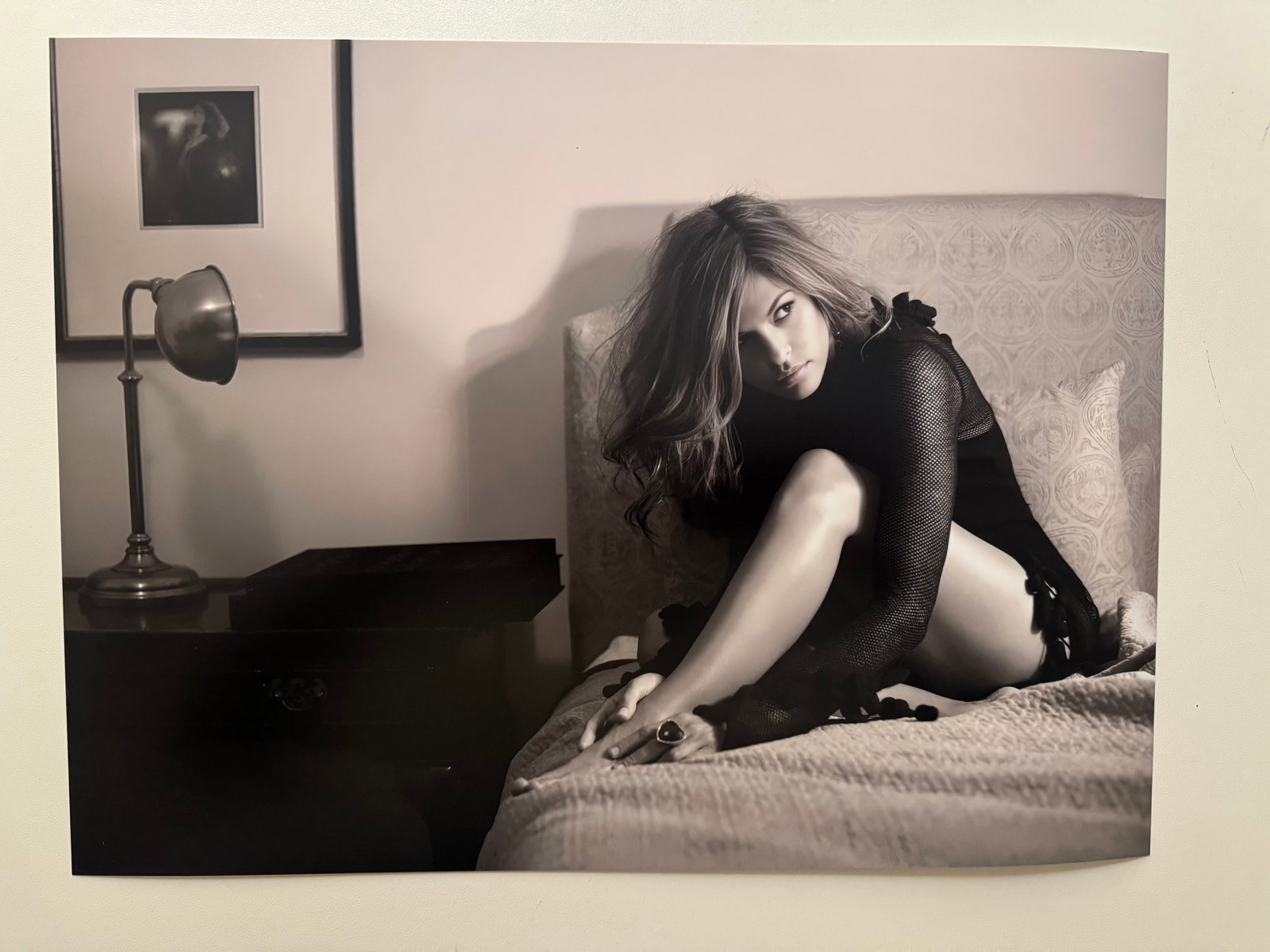 Brian Bowen Smith - Eva Mendes, 2014 - 2024 - with COA of LUMAS: 40x30 cm on Museum Art Studio