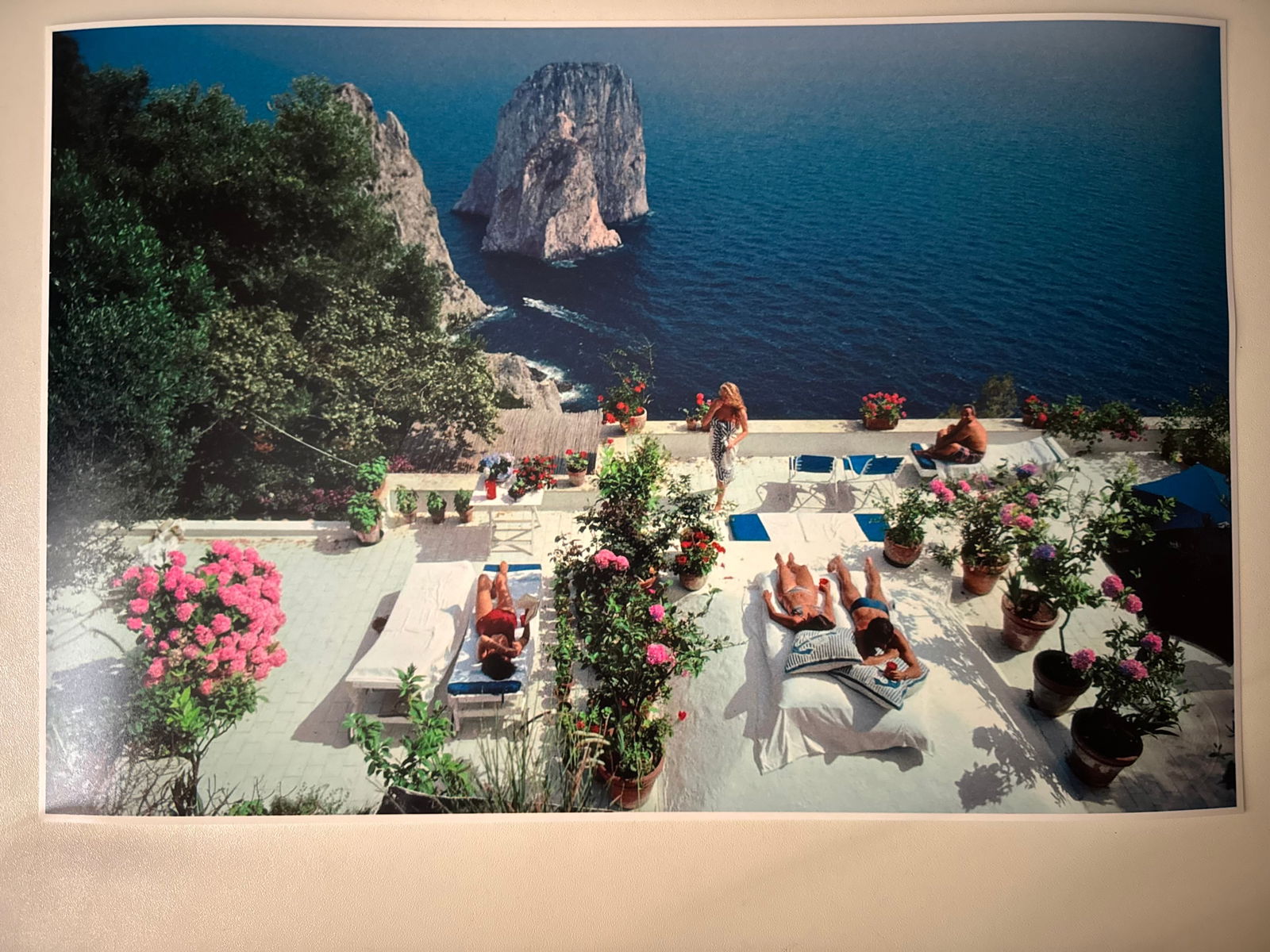 Slim Aarons - Il Canile, Capri - with COA (1 of 4)