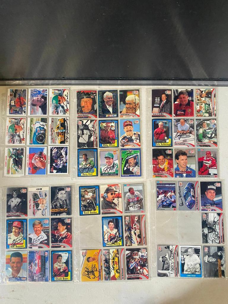 NASCAR-3 Binders of Trading Cards including autographs (1 of 20)