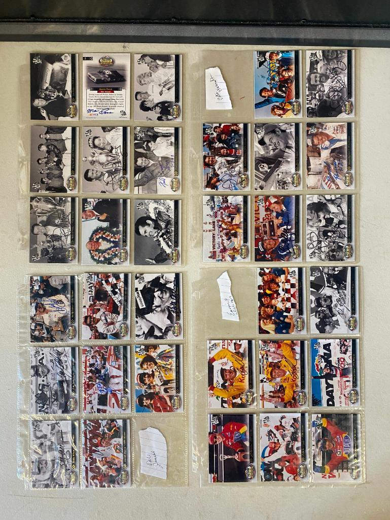 NASCAR-2 Binders of Trading Cards including autographs (1 of 12)