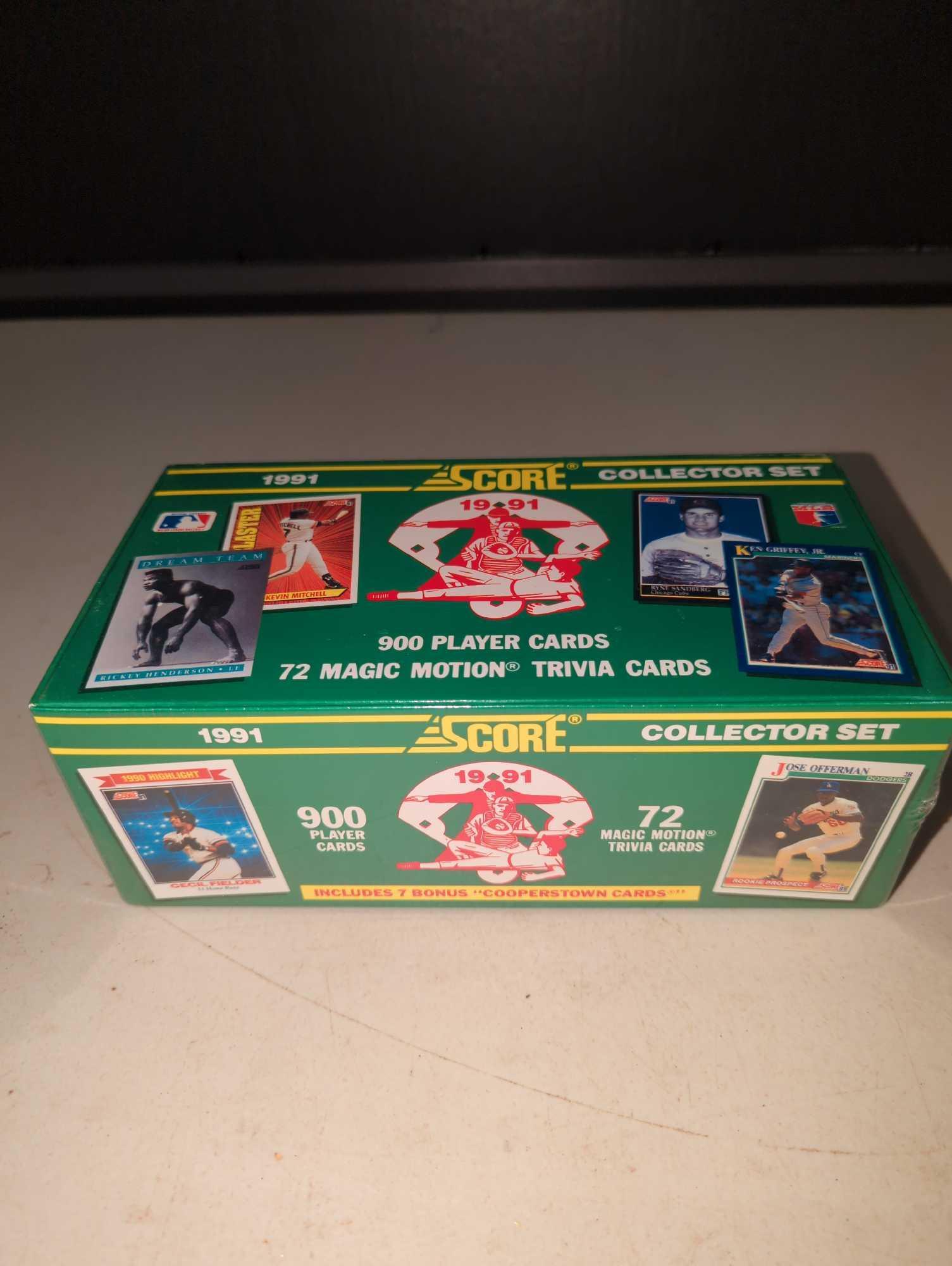 BASEBALL-1991 Score Major League Baseball Collector Set, still in wrapper (1 of 2)