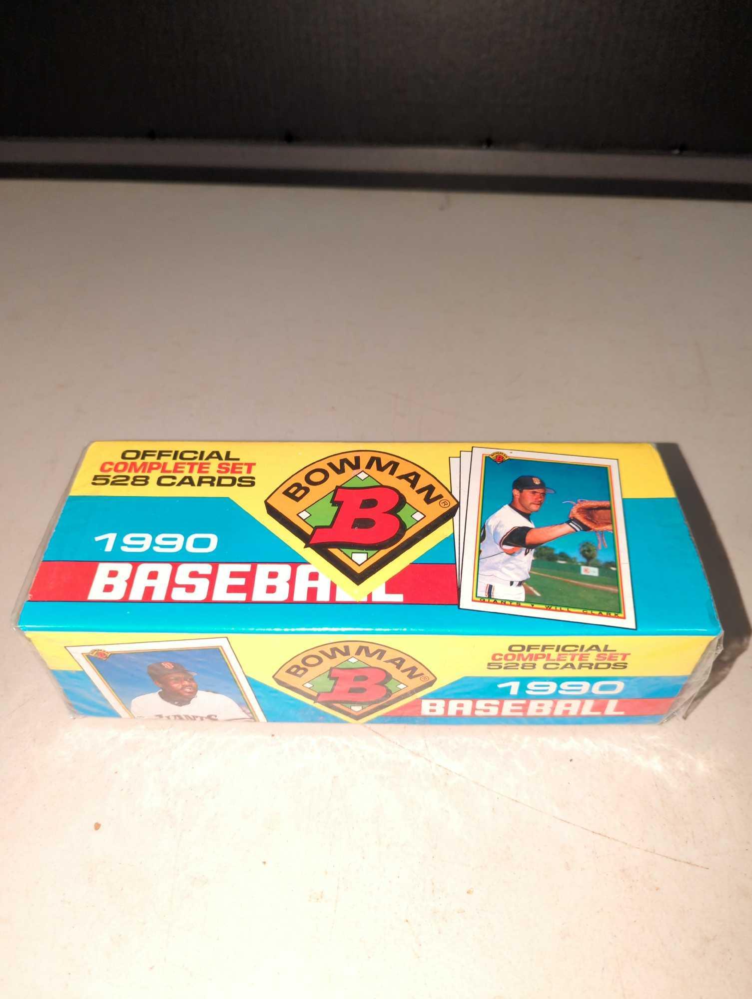 BASEBALL-1990 Bowman Baseball Set, in wrapper (1 of 2)