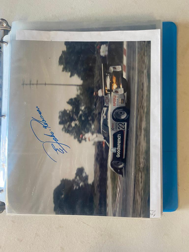 RACING & NASCAR-1 Binder of Autographed Photographs, 1 Binder of Trading Cards (1 of 20)
